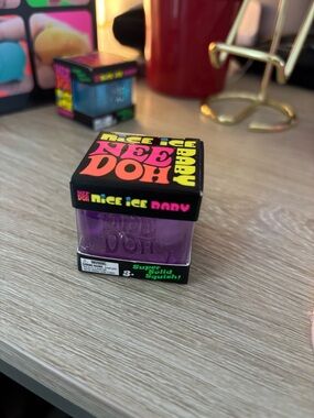 Nee Doh Ice Baby Purple Squish Toy
